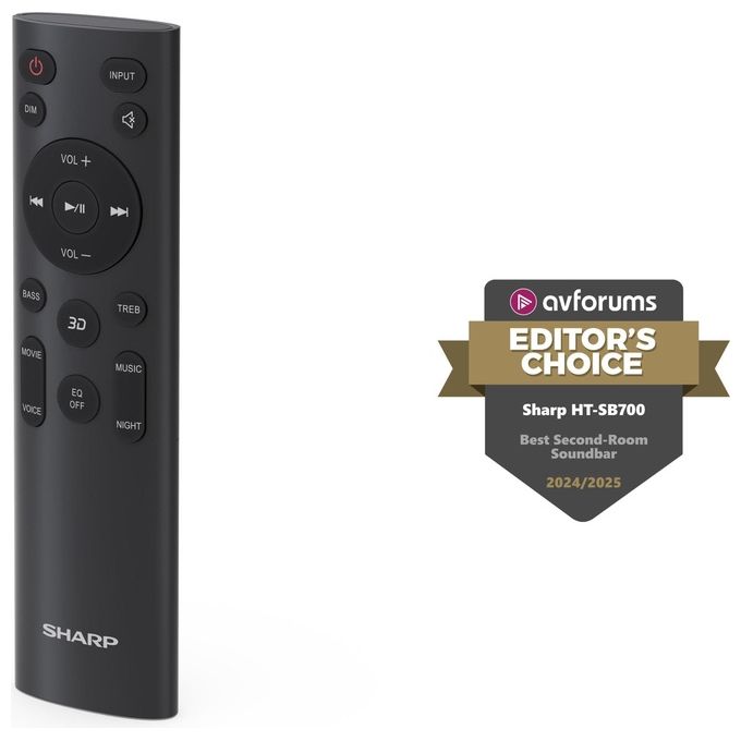 Sharp HT-SB700 Soundbar 2.0.2 Dolby Atmos 140W Bluetooth HDMI eARC CEC 52cm colore Nero