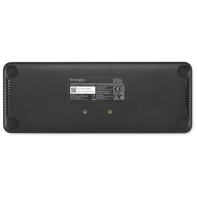 Kensington K34110EU SD5760T Docking station Thunderbolt 4 con Power Delivery fino a 96 W 13 porte 2 HDMI 40 Gbit-s colore Nero