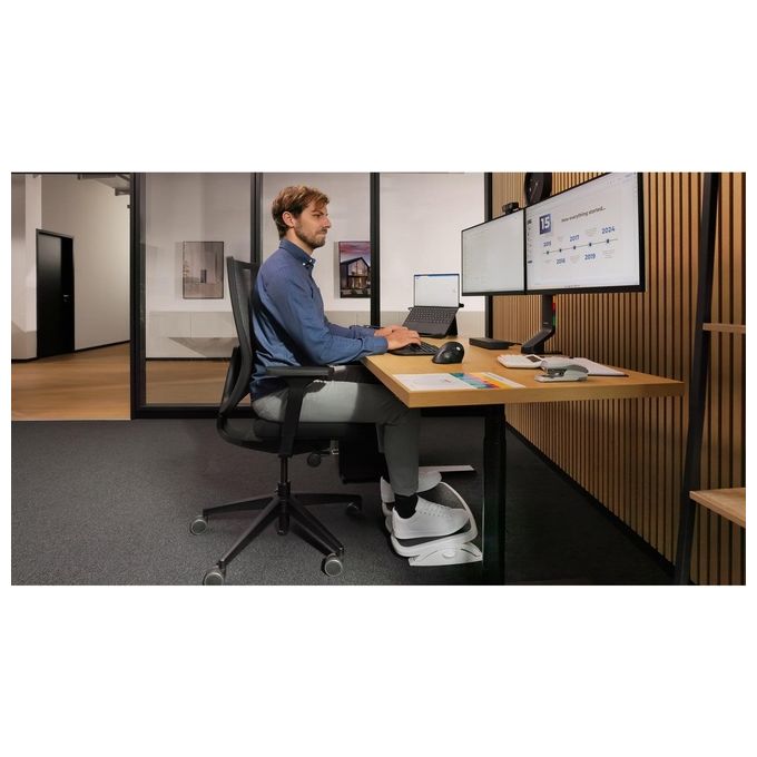 Kensington K83452WW Cuffie over-ear Bluetooth H3000 Cancellazione Rumore Attiva con AI Durata Batteria 60 h Connessione Bluetooth 5.2 colore Nero