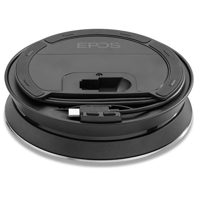 EPOS 1000224 EXPAND SP 30+ Speakerphone Wireless e Cablato Bluetooth 5.0 USB-C per PC Smartphone Tablet colore Nero e Argento