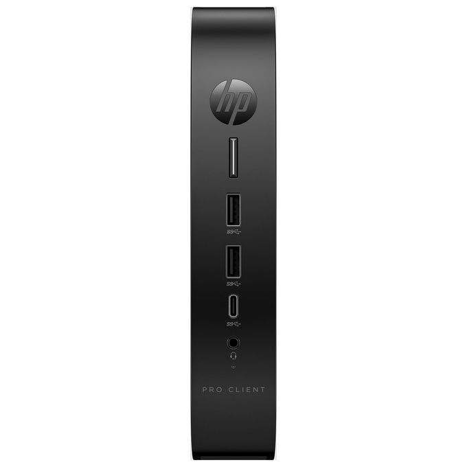 HP 5H0X0EA#ABZ Pro t550 Mini PC Celeron J6412 2 GHz RAM 8 GB eMMC 64 GB Wi-Fi 6 Windows 10 IoT Enterprise colore Nero