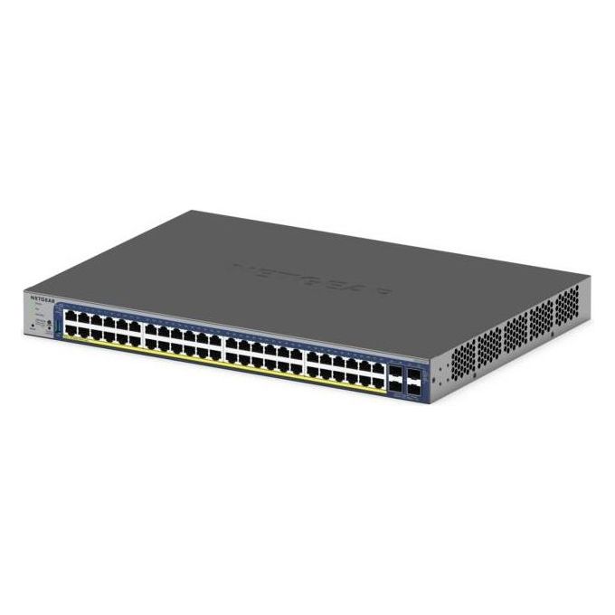 NETGEAR GS752TXP-300EUS GS752TXP Switch Gestito L2-L3-L4 con 48 Porte 10G Ethernet e Supporto PoE+ 380 W colore Nero