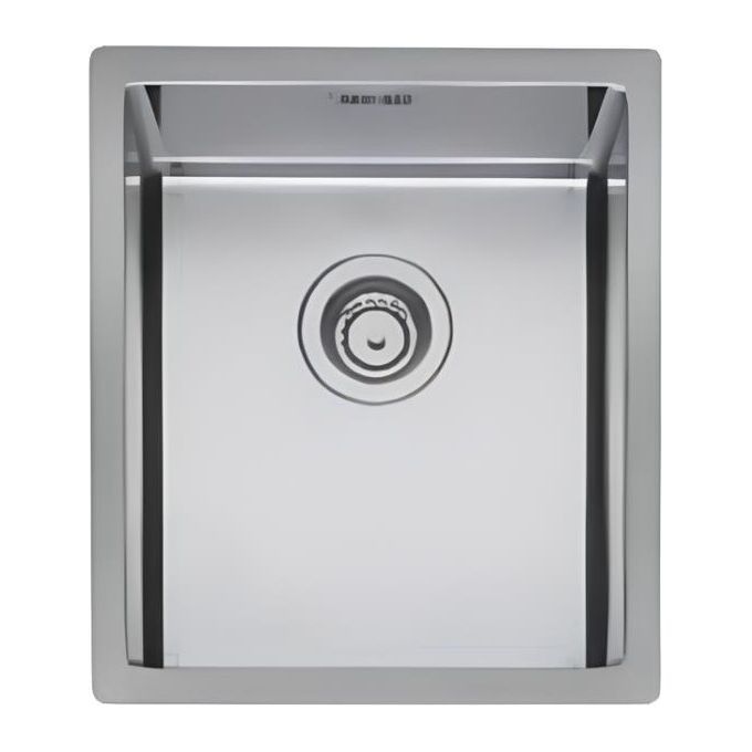 Apell SZ38FSFR Lavello da Incasso 1 Vasca Sottopiano Filotop Sopratop 38x44 cm Acciaio Inox Spazzolato colore Acciaio