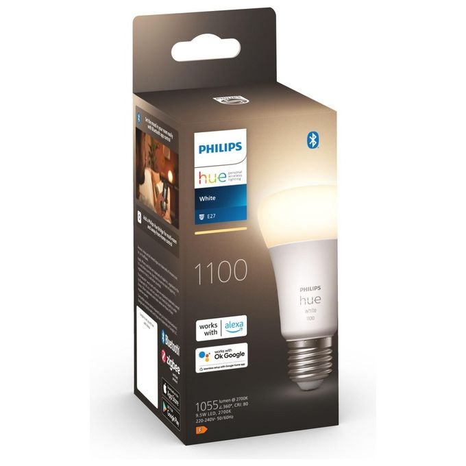 Philips Hue White Lampadina E27 9.5W