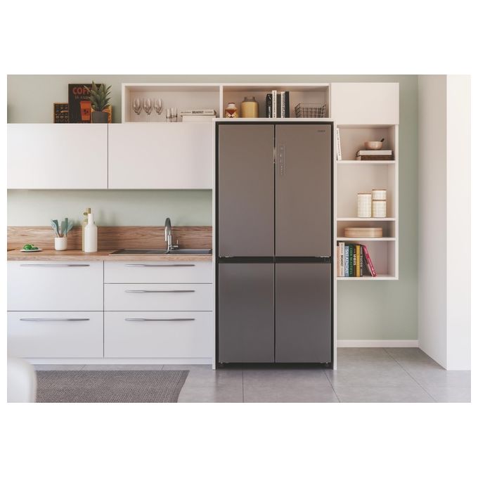 Candy CFQQ5T817EPS Frigorifero 4 Porte 467 L 181,5 cm Classe E Total No Frost 35 dB Multi-Airflow colore Argento