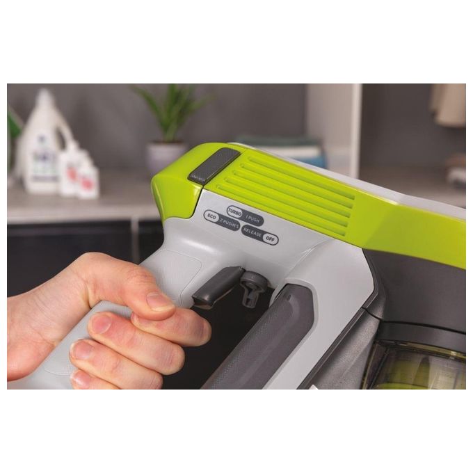 Hoover HF110H HF1 Aspirapolvere Senza Filo Ciclonico Senza Sacchetto 0.9 L 170W autonomia 30 min colore Grigio Lime