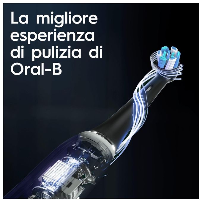 Oral-B IO SERIES 10 Spazzolino elettrico a vibrazione 7 modalita' autonomia 2 settimane colore Nero