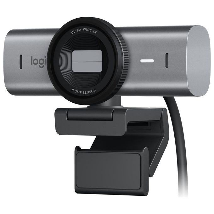 Logitech 960-001530 MX Brio 705 for Business Webcam 4K Ultra HD 8,5 MP 60 fps USB-C Autofocus Zoom 4x colore Grafite