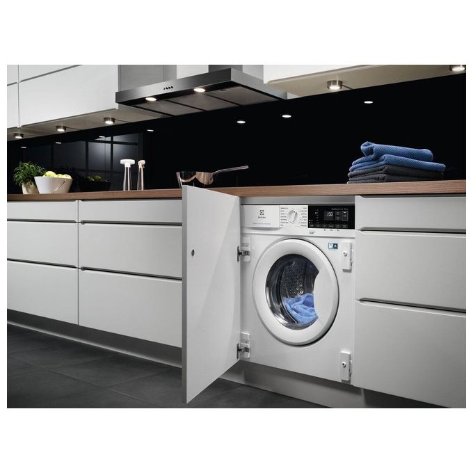 Electrolux EW7W674BI Serie 700 Lavasciuga Incasso 7-4 Kg 1551 rpm Classe D DualCare SensiCare Vapore (82x60x54 cm) colore Bianco