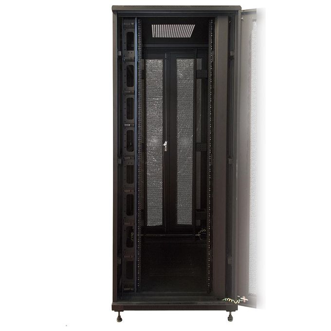 Link Armadio Rack 19'' 42U 2055x800x1000mm Porta Traforata Nero