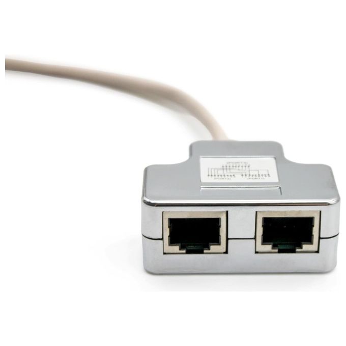 Digitus sdoppiatore schermato per cat. 5e per 2 linee rj45 (dn-93904)