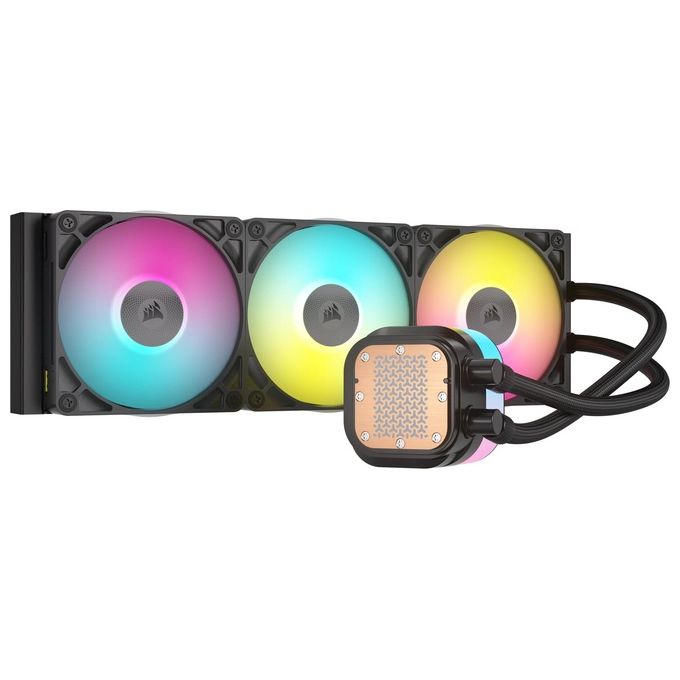 Corsair CW-9061018-WW iCUE LINK TITAN RX RGB Raffreddatore a Liquido 360 mm 3 Ventole 120 mm LGA1700 AM5 colore Nero