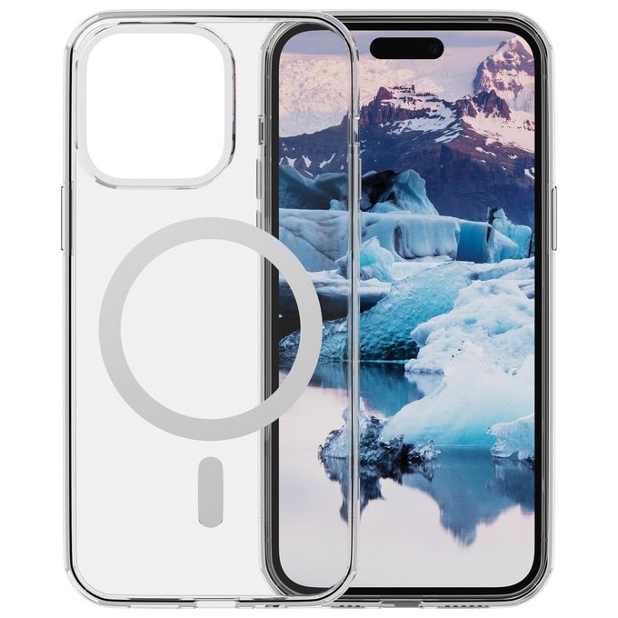 Dbramante1928 IM61CL001854 Iceland Pro Custodia per Cellulare Cover MagSafe in Plastica Riciclata Resistente ai Graffi e Antipolvere colore Bianco