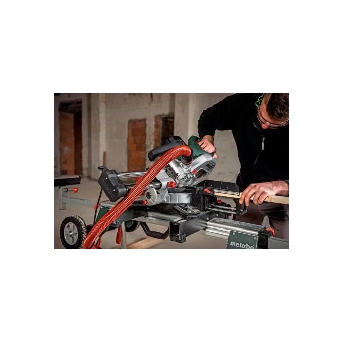 Metabo KGS 216 M Sega Troncatrice con Trazione 1200 W Lama 216 mm Precision Cut Line 305x70 mm 5000 rpm