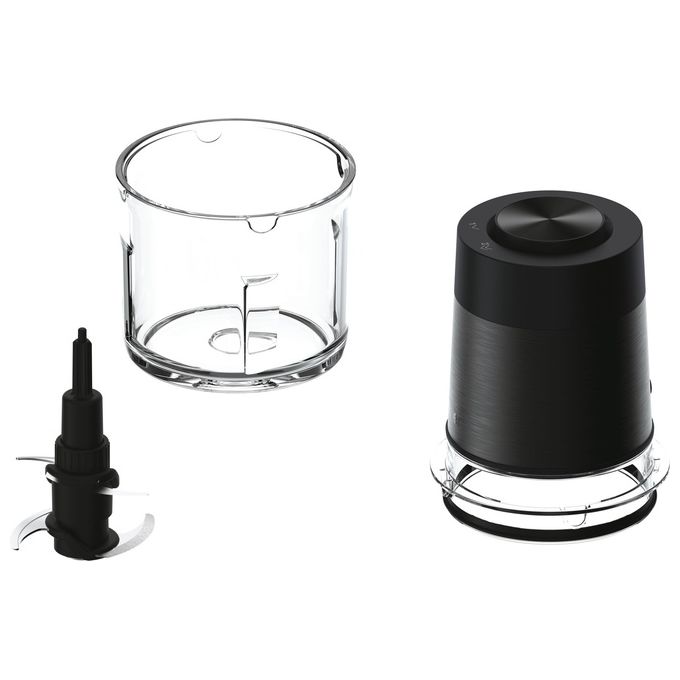 Haier HCH5B1011 I-Master Serie 5 Tritatutto Elettrico 550 W 0.5 L 4 Lame Inox 2 Velocita' colore Nero