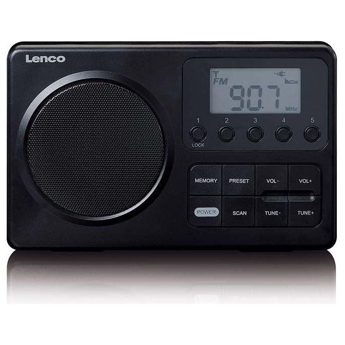 Lenco MPR-035BK Radio Portatile Nero