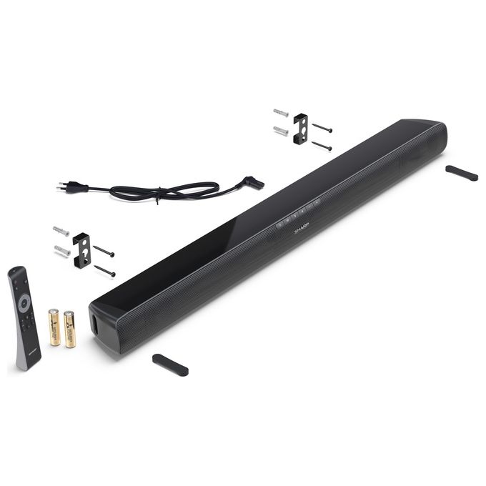 Sharp HT-SB100 Soundbar 2.0 75 W Bluetooth 5.1 HDMI ARC colore Nero