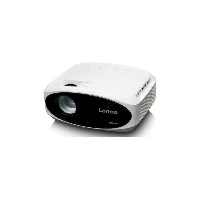 Lenco LPJ-900WH Proiettore Full HD LCD con Risoluzione 1920x1080 e Bluetooth 5.0 colore Bianco