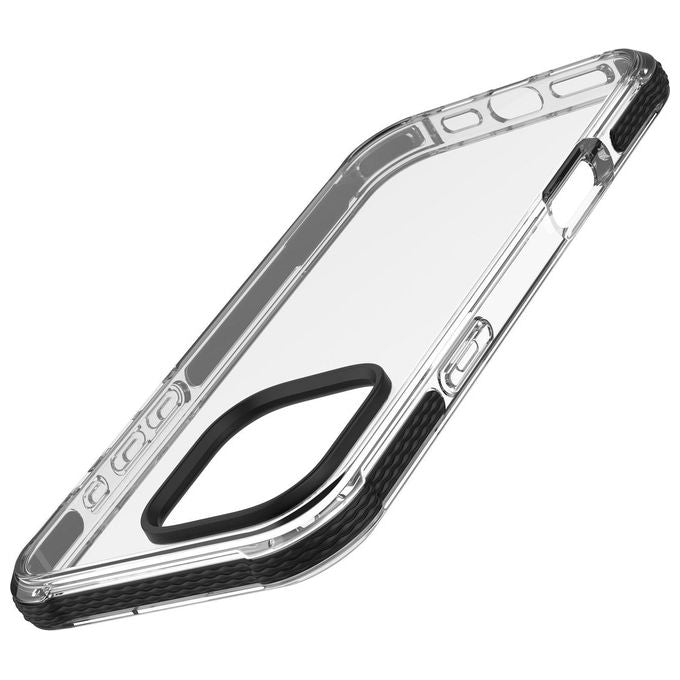 Cellularline TETRACIPH16PROT Tetra Force Strong Guard Cover iPhone 16 Pro Antiurto Antibatterica colore Nero
