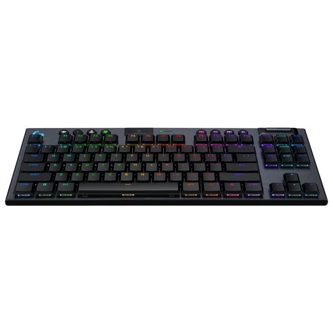 Logitech G 920-012725 G915 X Tastiera gaming wireless meccanica TKL RGB LIGHTSYNC switch GL Tactile a basso profilo USB-C Bluetooth QWERTY IT colore Nero
