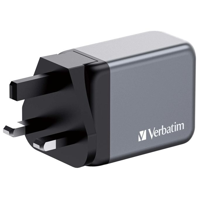 Verbatim GNC-65 Caricatore Universale Nero-Grigio AC Ricarica Rapida Interno
