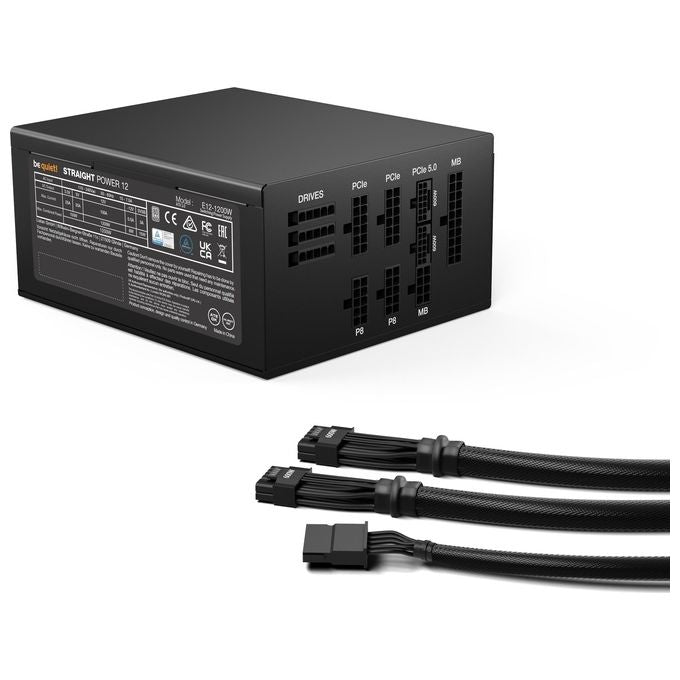 Be quiet! BN339 Straight Power 12 Alimentatore per Computer 1200 W 80 PLUS Platinum ATX Nero