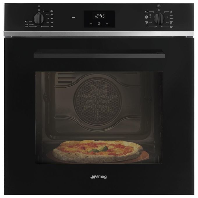 Smeg SF6400PZB Forno da incasso Elettrico Multifunzione 65 L Classe A Pirolisi Termoventilato Funzione Pizza (59,2x59,7x54,8 cm) colore Nero