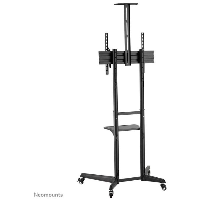 Neomounts FL50-550BL1 Carrello TV da Pavimento Mobile 37'' 70'' 50 Kg 4 Ruote 2 Ripiani VESA 600x400 colore Nero
