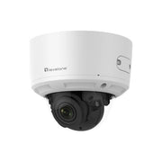 LevelOne FCS-3098 GEMINI Zoom Telecamera IP Cupola 8 MP 4K H.265 Zoom Ottico 4.3x PoE IR 30 m Audio Bidirezionale IP67 IK10 colore Bianco