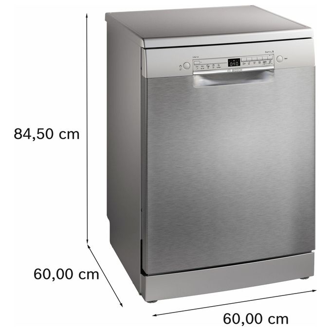 Bosch SMS2HTI02E Serie 2 Lavastoviglie a libera installazione 13 coperti Classe D 46 dB Home Connect (84.5x60x60 cm) colore Acciaio Inox