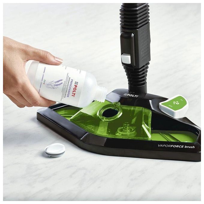 Polti PTEU0317 Vaporetto Smart 110 Eco Pulitore a Vapore Cilindrico 1500W 4 bar Autorefill 110 g-min colore Nero Verde Bianco