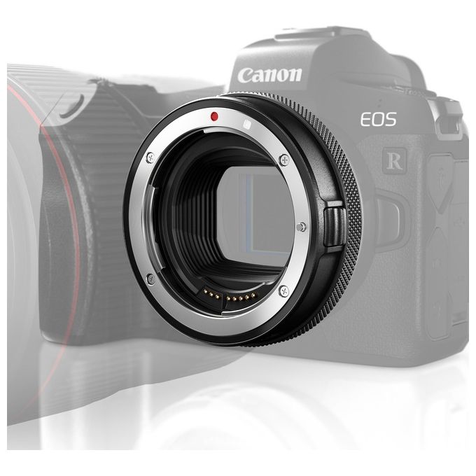 Canon EF-EOS R Adattatore per Obiettivi EF ed EF-S per la Fotocamera EOS R Nero