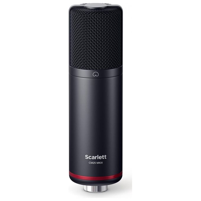 Focusrite MOSC0039 Scarlett Solo Studio Pacchetto interfaccia audio USB-C 24 bit 192 kHz con microfono a condensatore e cuffie colore Rosso e Nero