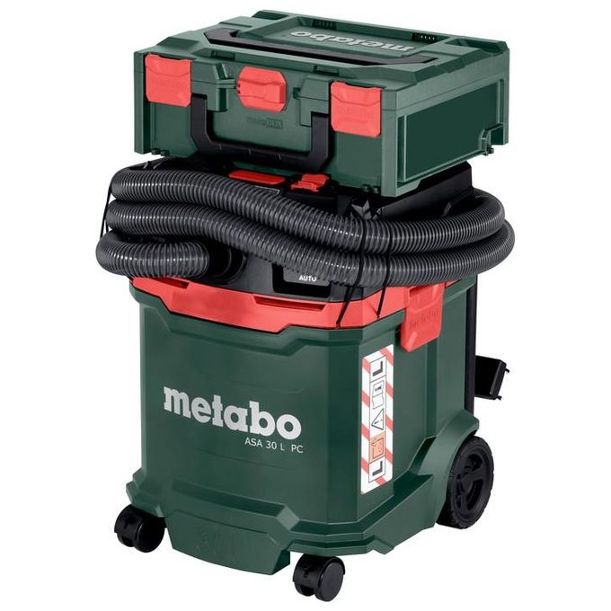 Metabo ASA 30 L PC Aspirapolvere a cilindro Secco e bagnato 30 L 1200 W 78 dB colore Nero Verde Rosso