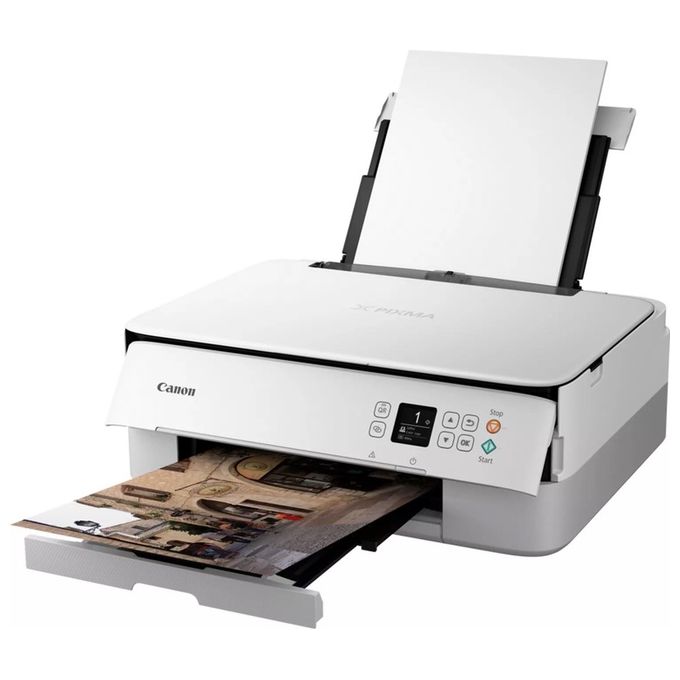 Canon TS5351I PIXMA Stampante Multifunzione Inkjet A4 4800x1200 DPI Wi-Fi Fronte-Retro 13 ipm colore Bianco