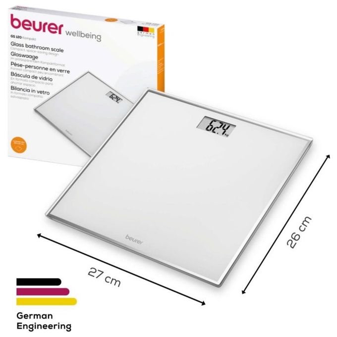 Beurer GS 120 Bilancia Pesapersone in Vetro Portata 150Kg