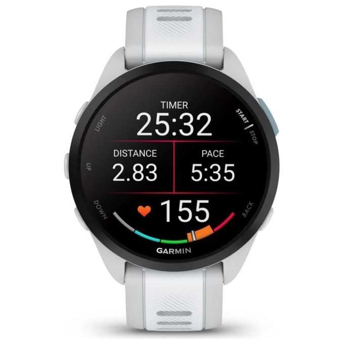 Garmin 010-02863-21 Forerunner 165 Smartwatch GPS AMOLED 1.2'' 43mm Cardiofrequenzimetro Multisport 4 GB colore Grigio