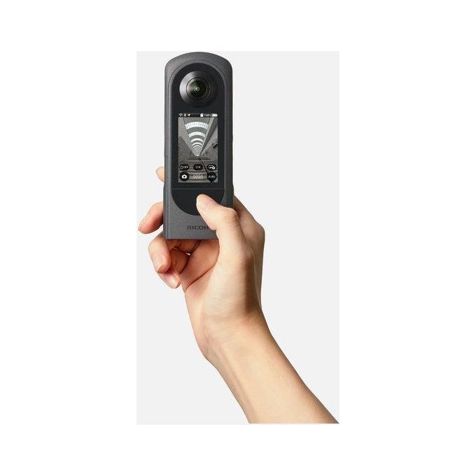 Ricoh 910846 Theta X 2023 Videocamera 360° 48 MP 5.7K Touchscreen Batteria Sostituibile Memoria 46 GB + MicroSDXC colore Nero