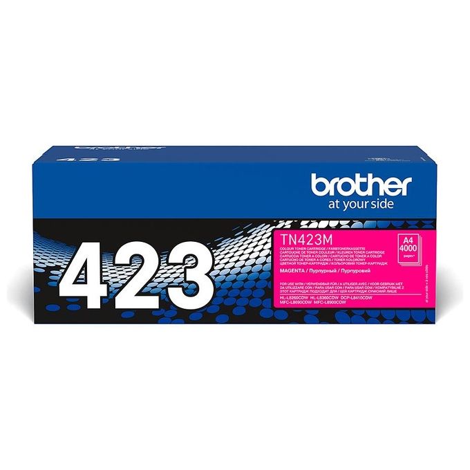 Brother TN423M Toner Magenta 4.000pg per Hl-l8260cdw-l8360cdw-dcp-l8410cdw MFC-l8690cdw-l8900cdw