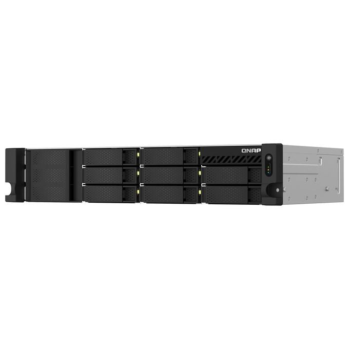 QNAP TS-864EU-RP-8G TS-864eU-Rp Server Nas 8 Alloggiamenti Intel Celeron Quad-Core 8GB DDR4 2x 2.5GbE Alimentazione Ridondante colore Nero