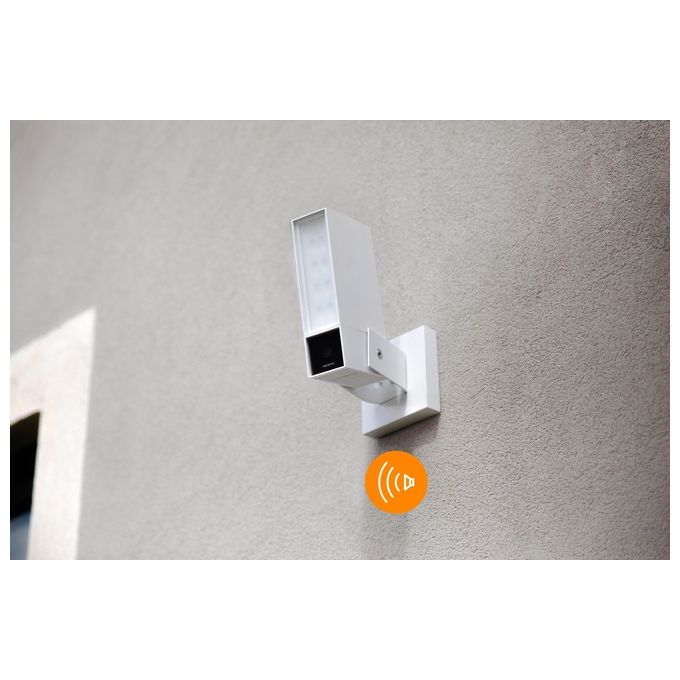 Netatmo Telecamera Sorveglianza Esterno Full HD Wi-Fi Visione Notturna Sirena