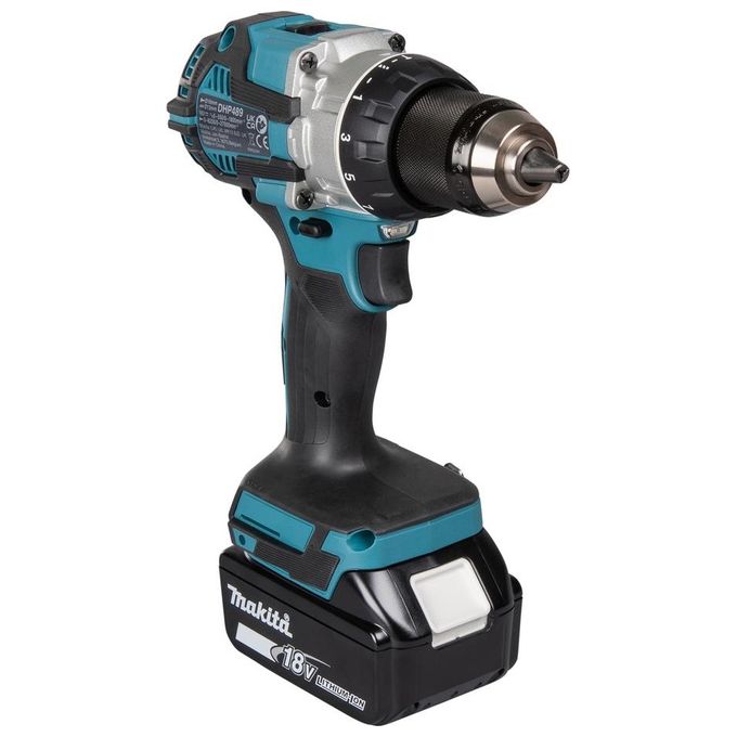 Makita DHP489RTJ LXT Trapano Avvitatore con Percussione Brushless 18V 110Nm 1800 rpm colore Nero Blu