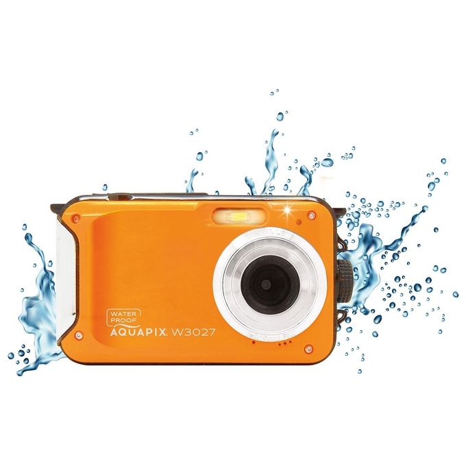 Easypix 10031 W3027 Wave Fotocamera compatta 5 MP Full HD Impermeabile fino a 3 m USB tipo-C colore Arancione