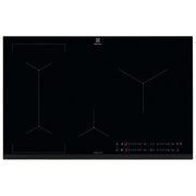 Electrolux EIL83443 Serie 600 Piano cottura a induzione 80 cm 4 zone Bridge Hob2Hood Slider Touch colore Nero