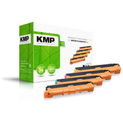 KMP B-T109 Toner Compatibile per Brother TN-243 Nero Ciano Magenta Giallo 4 Pezzi 1000 Pagine Colore Nero Ciano Magenta Giallo