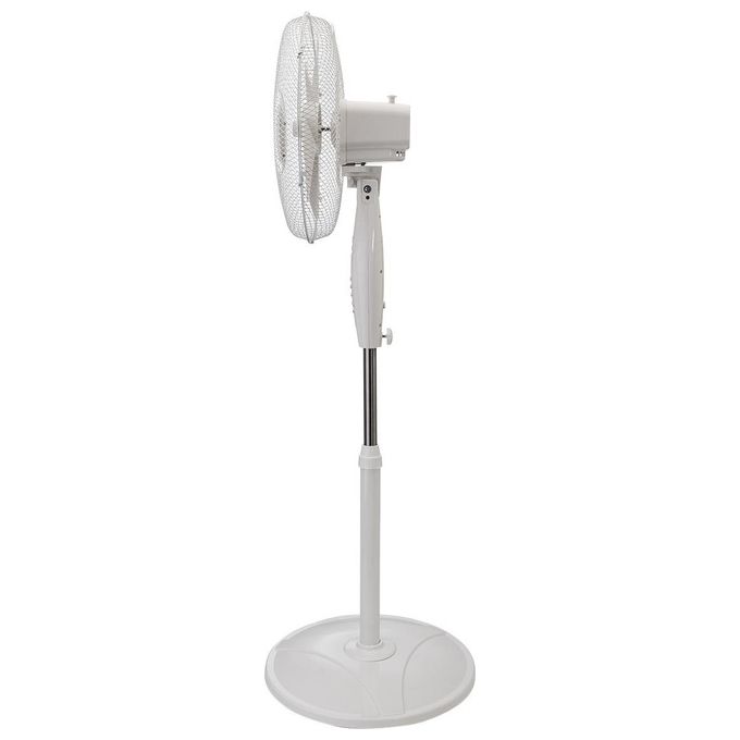 Bimar VP43T Ventilatore a Piantana Elettronico 40 cm 5 Pale 40W Telecomando Timer Oscillazione Automatica colore Bianco