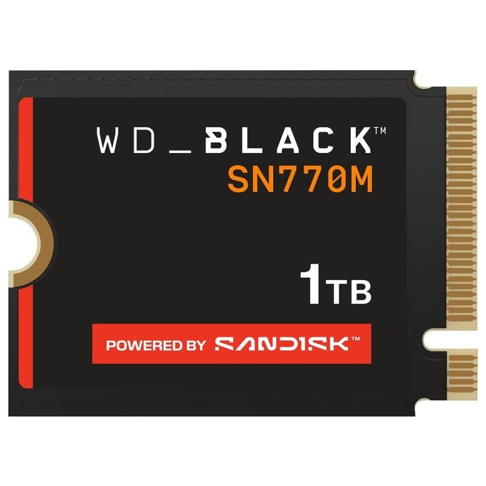 Western Digital WDS100T3X0G WD_BLACK SN770M SSD M.2 1 TB PCI Express 4.0 NVMe TLC 3D NAND colore Nero