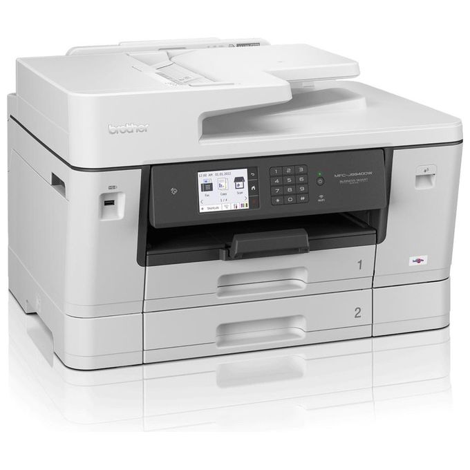 Brother MFC-J6940DW Stampante Multifunzione Inkjet A3 4 in 1 Duplex Wi-Fi NFC ADF Doppio Cassetto 1200x4800 DPI colore Grigio Bianco