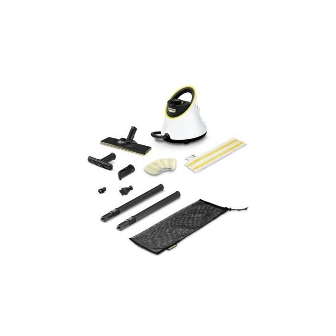 Kärcher 1.513-400.0 SC 2 Deluxe EasyFix Pulitore a Vapore 1500 W 3,2 bar 1 L 75 m² colore Bianco Nero
