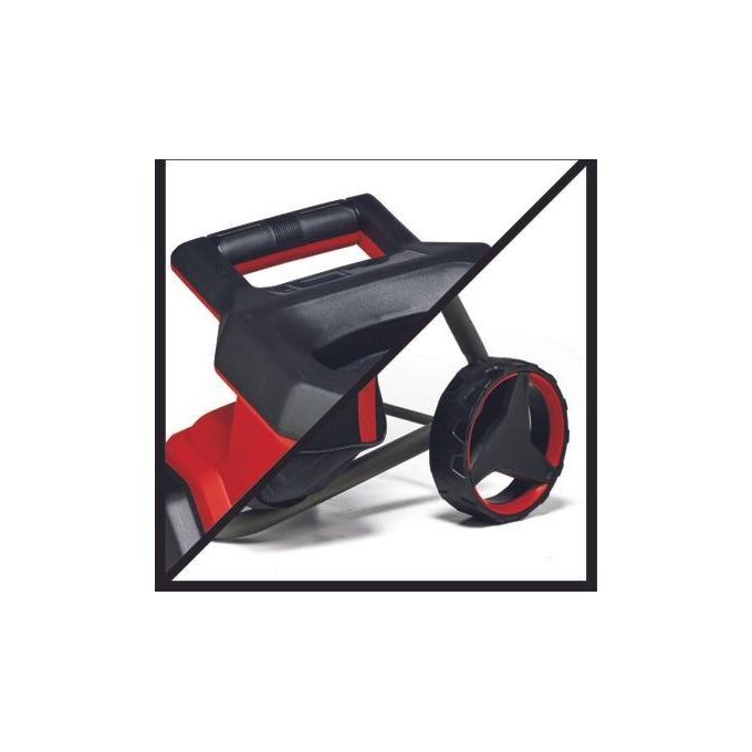Einhell 3430710 REDAXXO 36-25 Biotrituratore a Batteria 36 V 3000 rpm 3 lame reversibili in acciaio speciale colore Nero Rosso